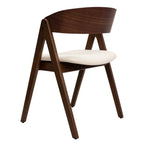 Set de 2 sillas de comedor Victoria asiento beige con diseño moderno y acabado elegante ideal para comedor en espacios contemporáneos