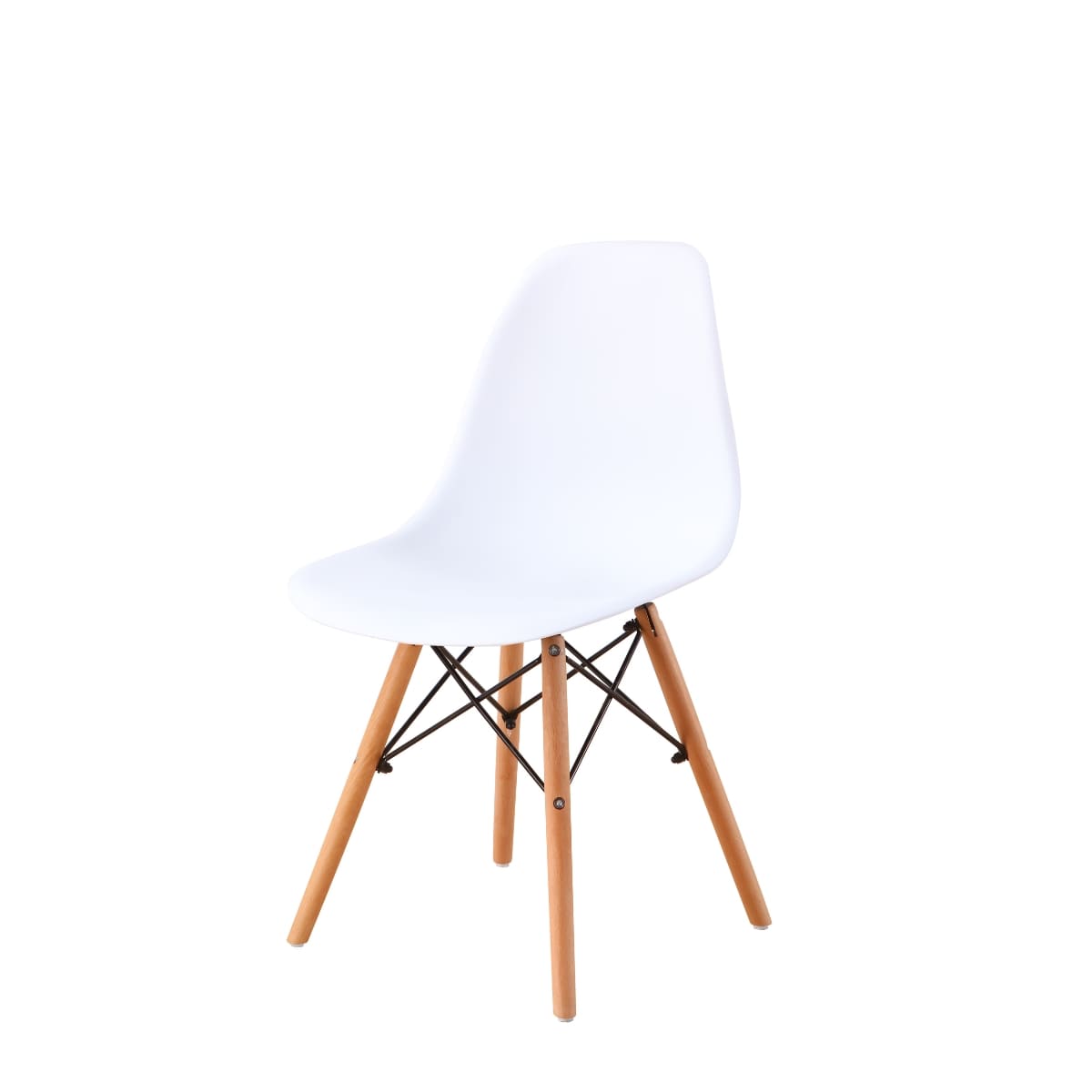 Set Mesa Comedor Chad + 2 Sillas Comedor Replica Eames Blanco