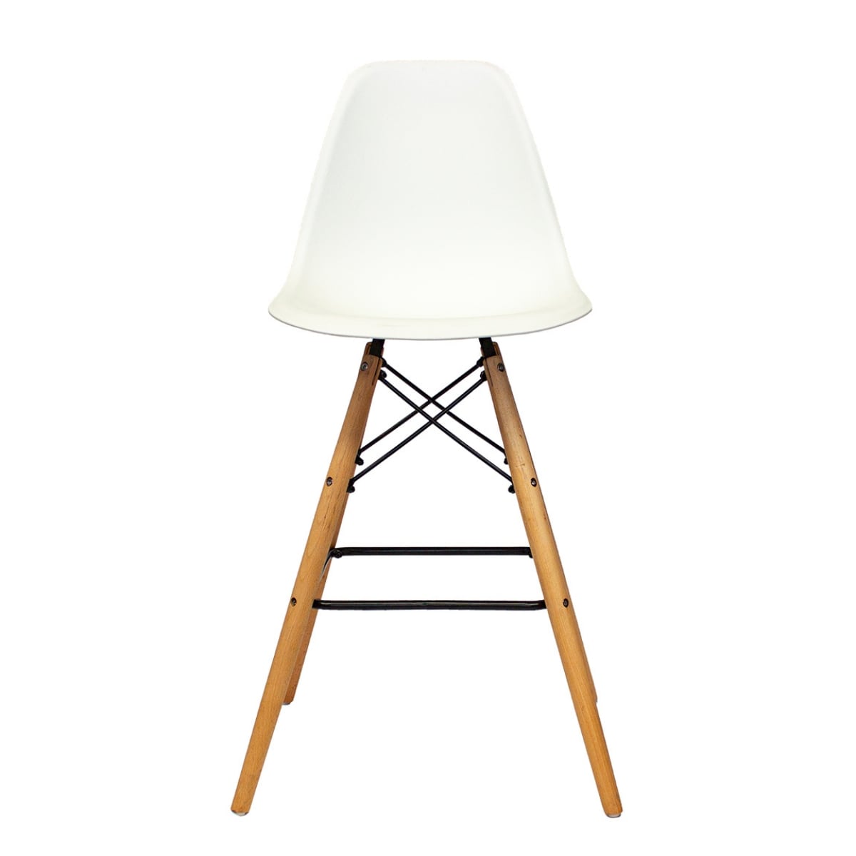 Set 2 Sillas Tipo Bar Replica Eames Blanco (1)