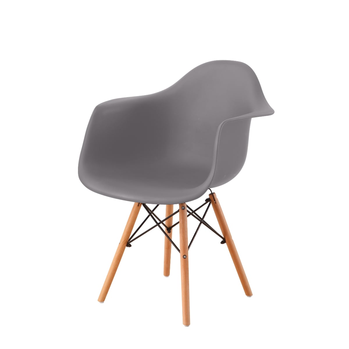 Set 4 sillas de comedor miles gris
