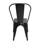 Set 2 sillas de comedor Alpes negro con diseño elegante y acabado moderno ideal para comedor en espacios contemporáneos