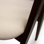 Set mesa comedor Fiesta con 4 sillas Victoria beige, conjunto moderno ideal para comedor contemporáneo