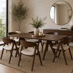 Set Mesa Comedor Victoria + 6 Sillas Comedor Victoria Beige