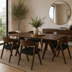 Set Mesa Comedor Victoria + 6 Sillas Comedor Victoria Negro