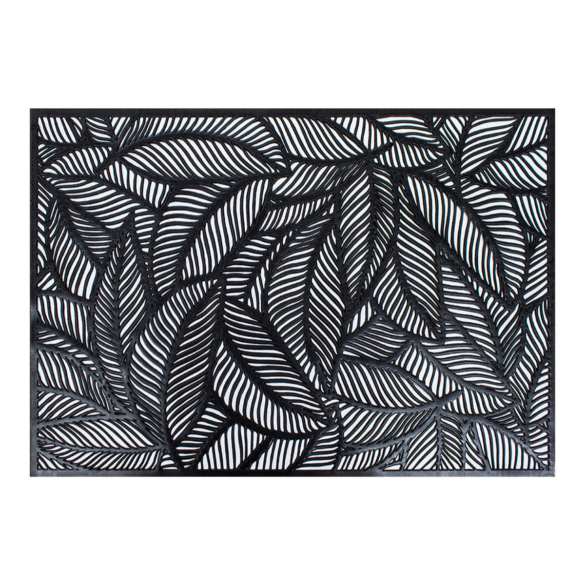 Set de 6 pz Laser Mat Black 30x45 cm
