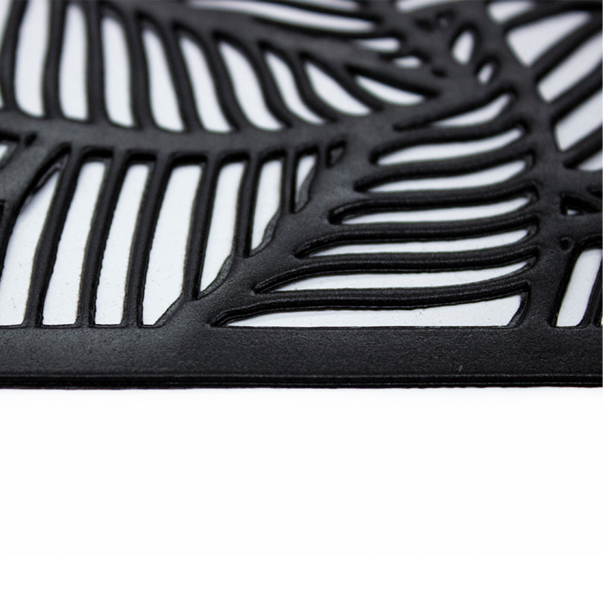 Set de 6 pz Laser Mat Black 30x45 cm