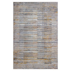Tapete decorativo Soho 2509 rayas multicolor 120x170 cm, alfombra moderna de polipropileno con diseño rayado ideal para sala o recámara