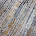 Tapete decorativo Soho 2509 rayas multicolor 120x170 cm, alfombra moderna de polipropileno con diseño rayado ideal para sala o recámara