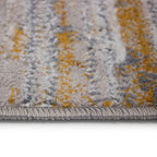 Tapete decorativo Soho 2509 rayas multicolor 120x170 cm, alfombra moderna de polipropileno con diseño rayado ideal para sala o recámara