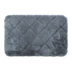 Tapete de baño Trend Bath Mat gris 40x60 cm con textura suave y diseño contemporáneo ideal para baño en espacios modernos