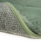 Tapete Trend Bath Mat verde 40x60 cm con textura suave y diseño contemporáneo ideal para baño en espacios modernos