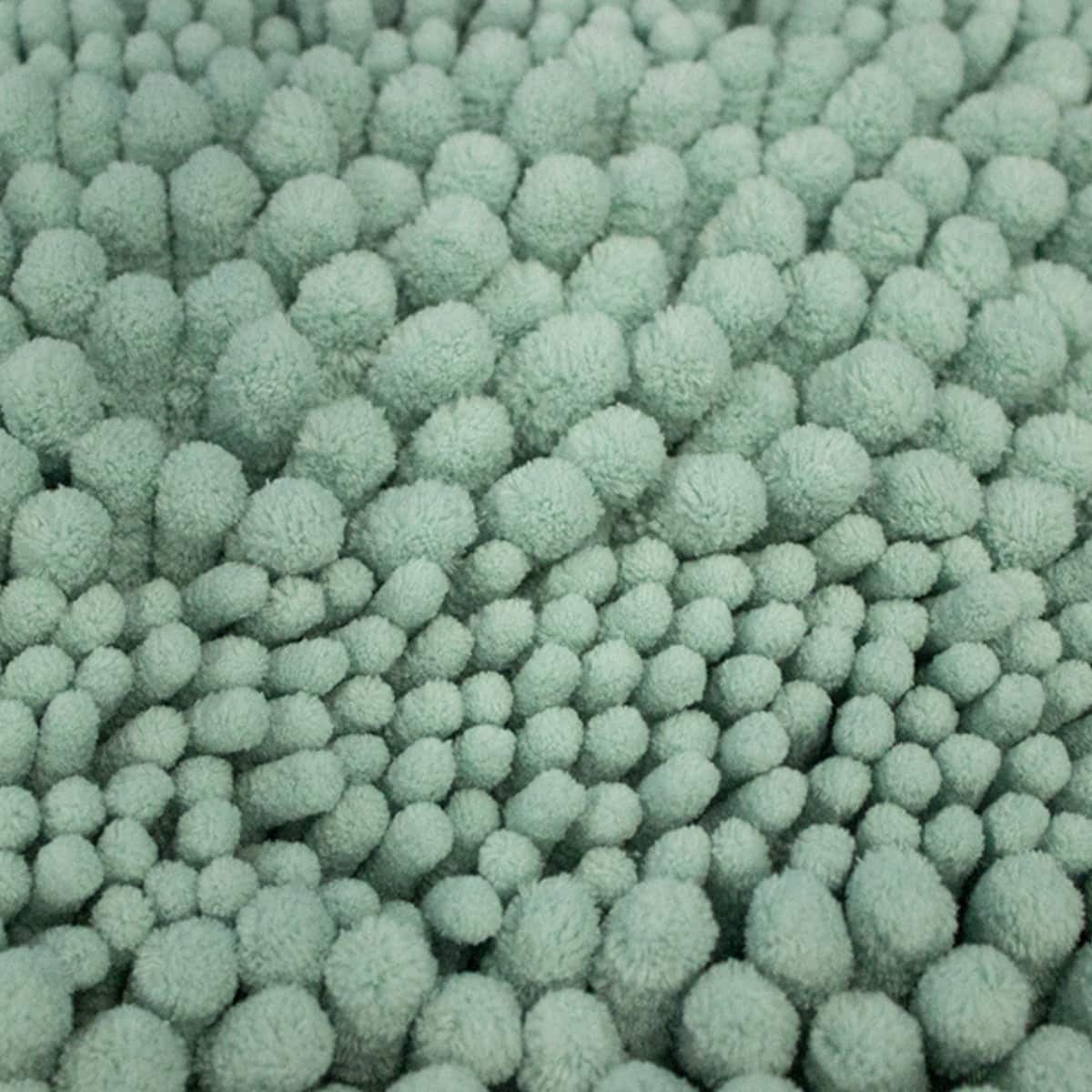 Tapete de baÑo chenille bath math 40x60 cm menta (1)