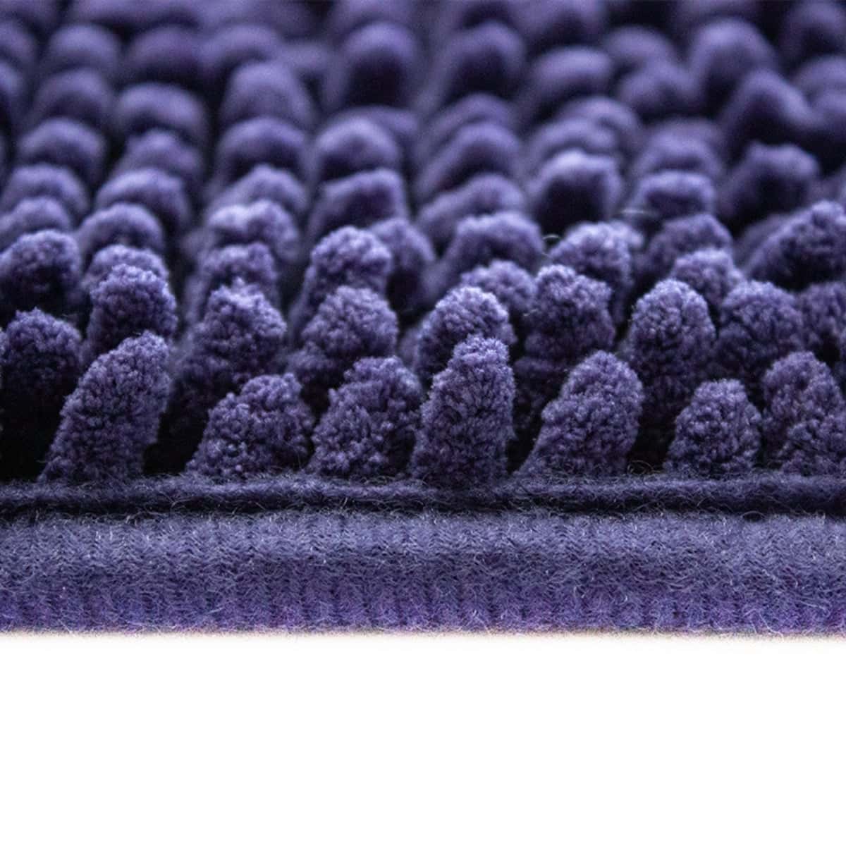Tapete de baÑo shaggy silk azul 22 (4)