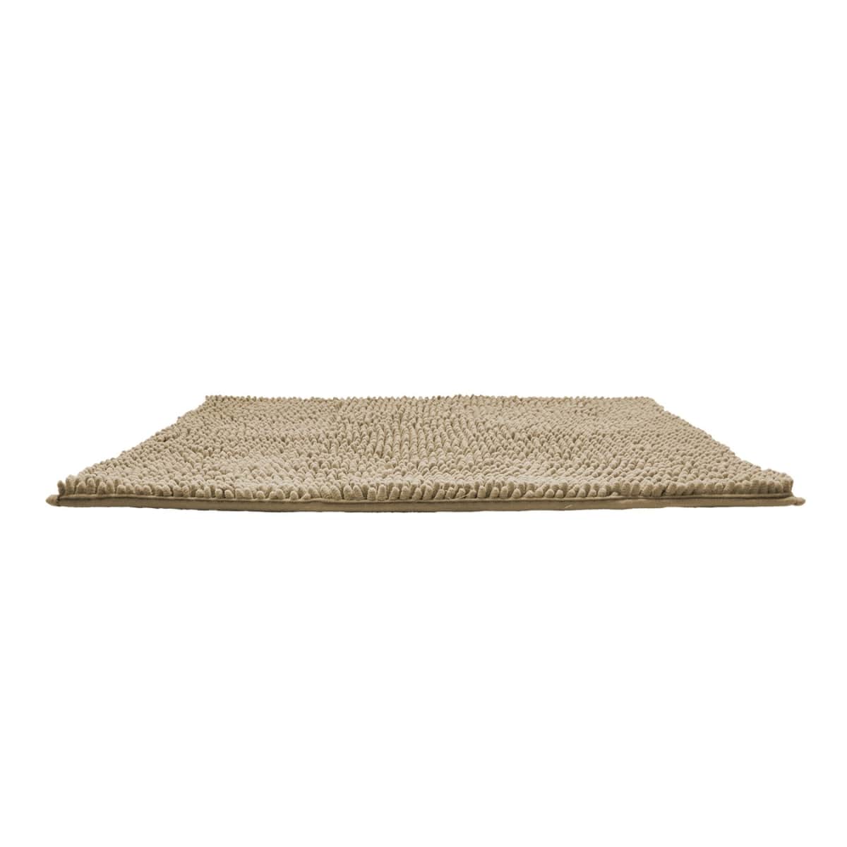 Tapete de baÑo shaggy silk beige (1)