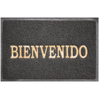 Tapete de entrada Confort Mat 45x75 cm, felpudo resistente y antiderrapante en colores rojo, gris, negro y café ideal para puerta principal o exterior