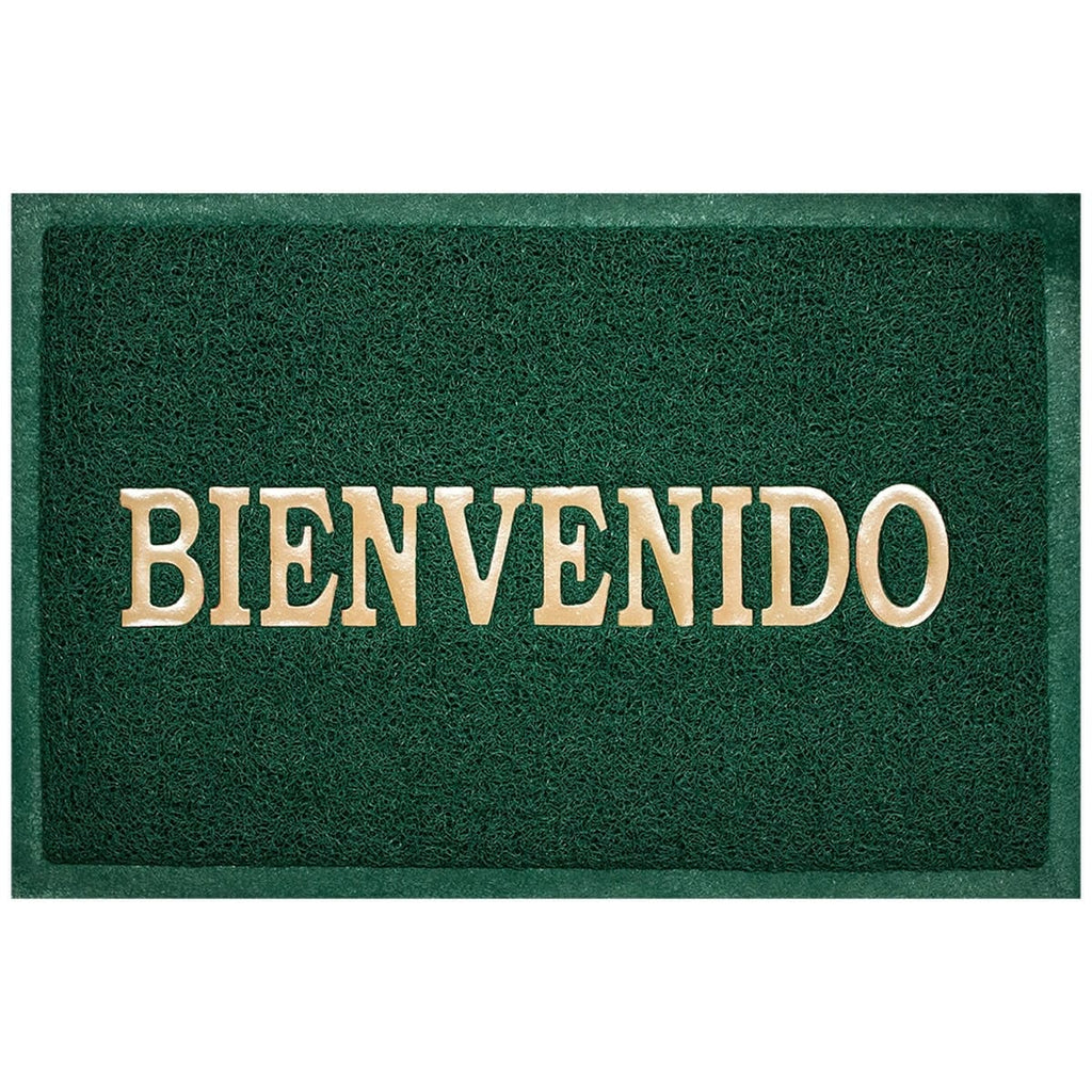 Tapete de entrada confort mat bienvenido verde (2)
