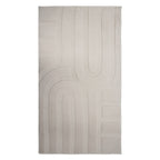 Tapete Canada beige 60x110 cm con textura suave y diseño contemporáneo ideal para recámara o pie de cama en espacios modernos