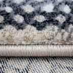 Tapete Platinum Tribal gris pieza única 200x290 cm con textura suave y diseño contemporáneo ideal para sala o recámara en espacios modernos