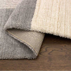 Tapete Rome 0439 gris 160x230 cm con textura suave y diseño contemporáneo ideal para sala o recámara en espacios modernos
