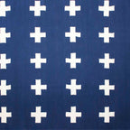Tapete Bazhars Savona azul pieza única 160x230 cm con textura suave y diseño contemporáneo ideal para sala o recámara en espacios modernos
