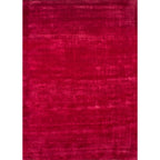 Tapete Bazhars Silk rojo pieza única 300x400 cm con textura suave y diseño contemporáneo ideal para sala o recámara en espacios modernos
