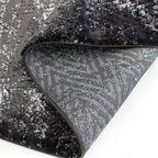 Tapete Verona 428 anthracite 80x150 cm con textura suave y diseño contemporáneo ideal para recámara o pie de cama en espacios modernos