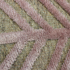 Tapete Bazhars wool pink pieza única 120x170 cm con textura suave y diseño contemporáneo ideal para sala o recámara en espacios modernos