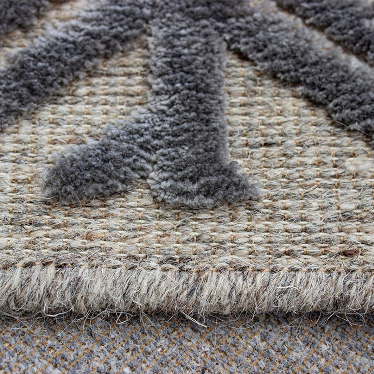 Tapete decorativo wool silver (1)