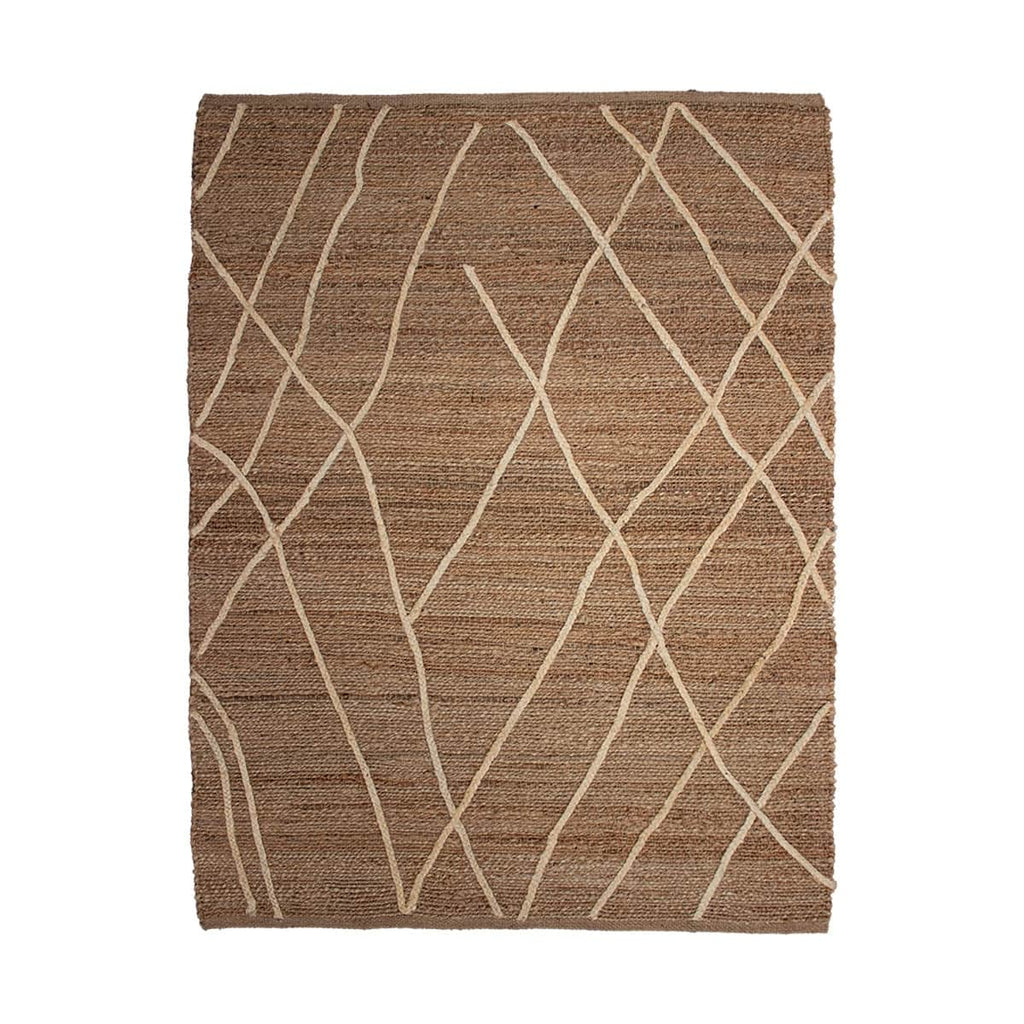 Tape'te decorativo yute hessian lines black (9)