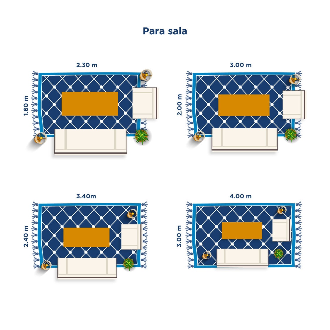 Tapetes para sala