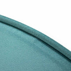 Taburete Portofino terciopelo turquesa con acabado suave y color vibrante que añade un toque sofisticado y moderno