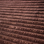 Tapete baño Memory Foam Lines chocolate 50x70 cm con textura suave y diseño contemporáneo ideal para baño en espacios modernos