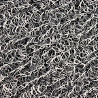 Tapete Confort Mat bicolor gris 45x75 cm con textura resistente y diseño contemporáneo ideal para entrada en espacios modernos