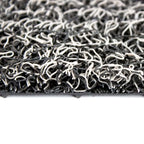 Tapete Confort Mat bicolor gris 45x75 cm con textura resistente y diseño contemporáneo ideal para entrada en espacios modernos