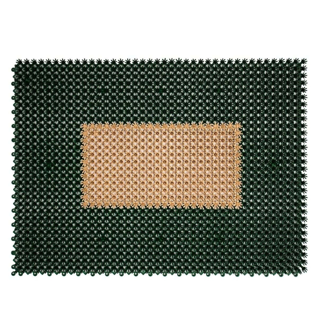 Tapete de entrada ensamblable step in 43x57 cm limpieza bicolor colores varios (16)