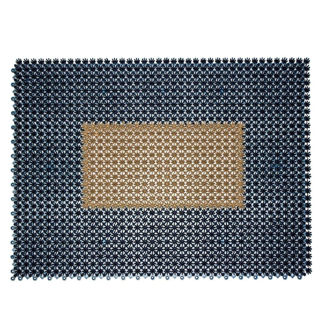 Tapete de entrada ensamblable step in 43x57 cm limpieza bicolor colores varios (18)