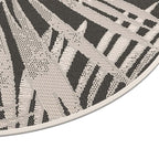Tapete redondo Veneto 2506 beige/gris 120 cm con diseño equilibrado y formato circular ideal para complementar áreas modernas