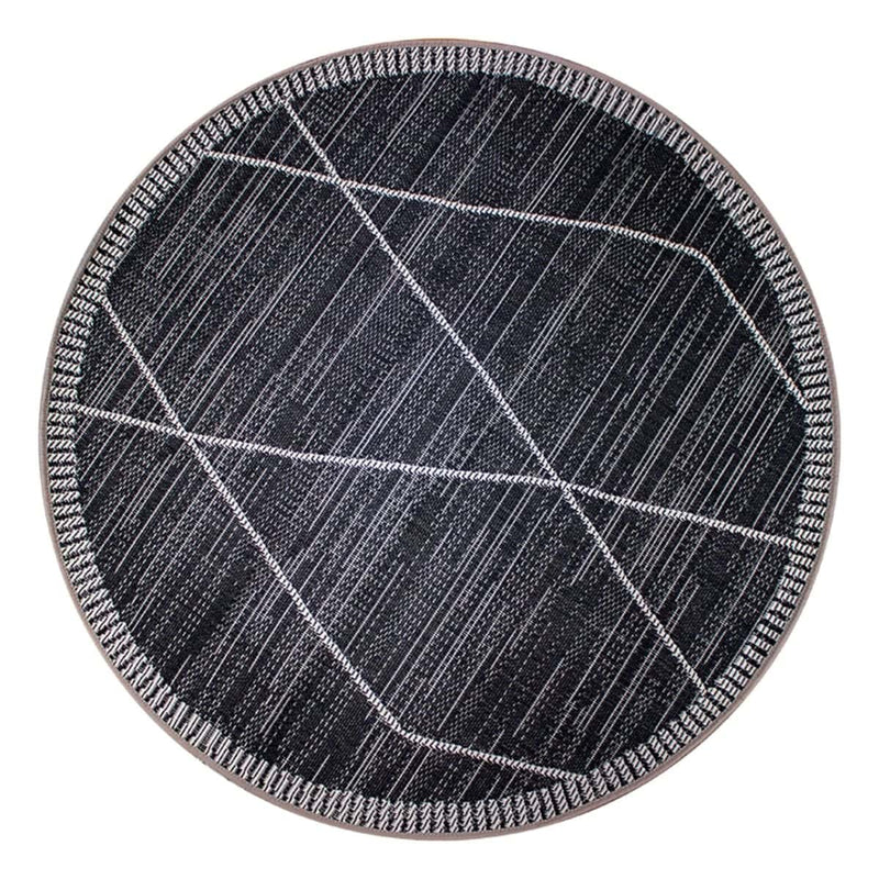 Tapete decorativo 120 cm round veneto 2509 lineas gris (2)