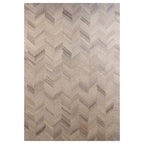 Tapete Bazhars Naturel beige con textura natural y diseño contemporáneo ideal para sala o recámara en espacios modernos