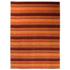 Tapete Bazhars Primavera 111 terra con textura suave y diseño contemporáneo ideal para sala o recámara en espacios modernos