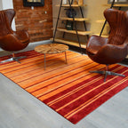 Tapete Bazhars Primavera 76 terra con textura suave y diseño contemporáneo ideal para sala o recámara en espacios modernos