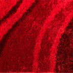 Tapete Expo Design ondas rojo 160x225 cm con patrón dinámico y tonalidad intensa que aporta energía y carácter a espacios modernos