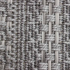 Tapete Gipsy gris claro 160x230 cm con acabado suave y tonalidad neutra que se adapta fácilmente a diferentes estilos de decoración