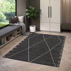 Tapete Veneto 2509 líneas gris con estilo minimalista y líneas elegantes que complementan espacios modernos con un toque sofisticado