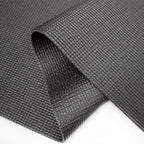 Tapete de yoga pilates negro 61x173 cm con superficie antideslizante y diseño funcional ideal para ejercicio en casa