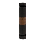 Tapete de yoga pilates negro 61x173 cm con superficie antideslizante y diseño funcional ideal para ejercicio en casa