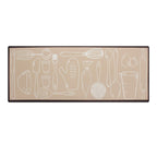 Tapete Kitchen Mat Figures 45x120 cm con textura resistente y diseño contemporáneo ideal para cocina en espacios modernos