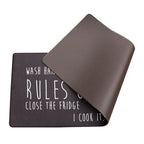 Tapete Kitchen Mat Rules 45X120 cm