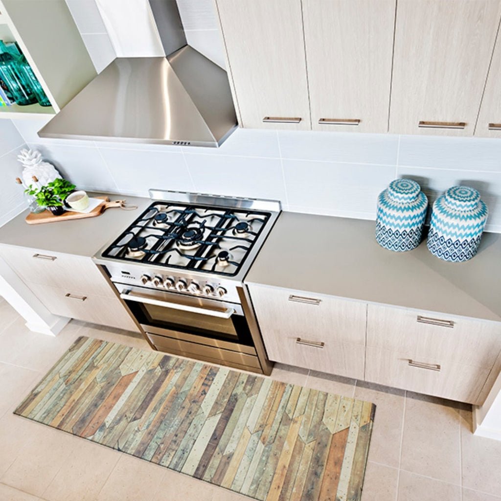 Tapete Kitchen Mat Wood Multi 45X75 cm