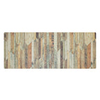Tapete Kitchen Mat Wood multi 45x75 cm con textura resistente y diseño contemporáneo ideal para cocina en espacios modernos